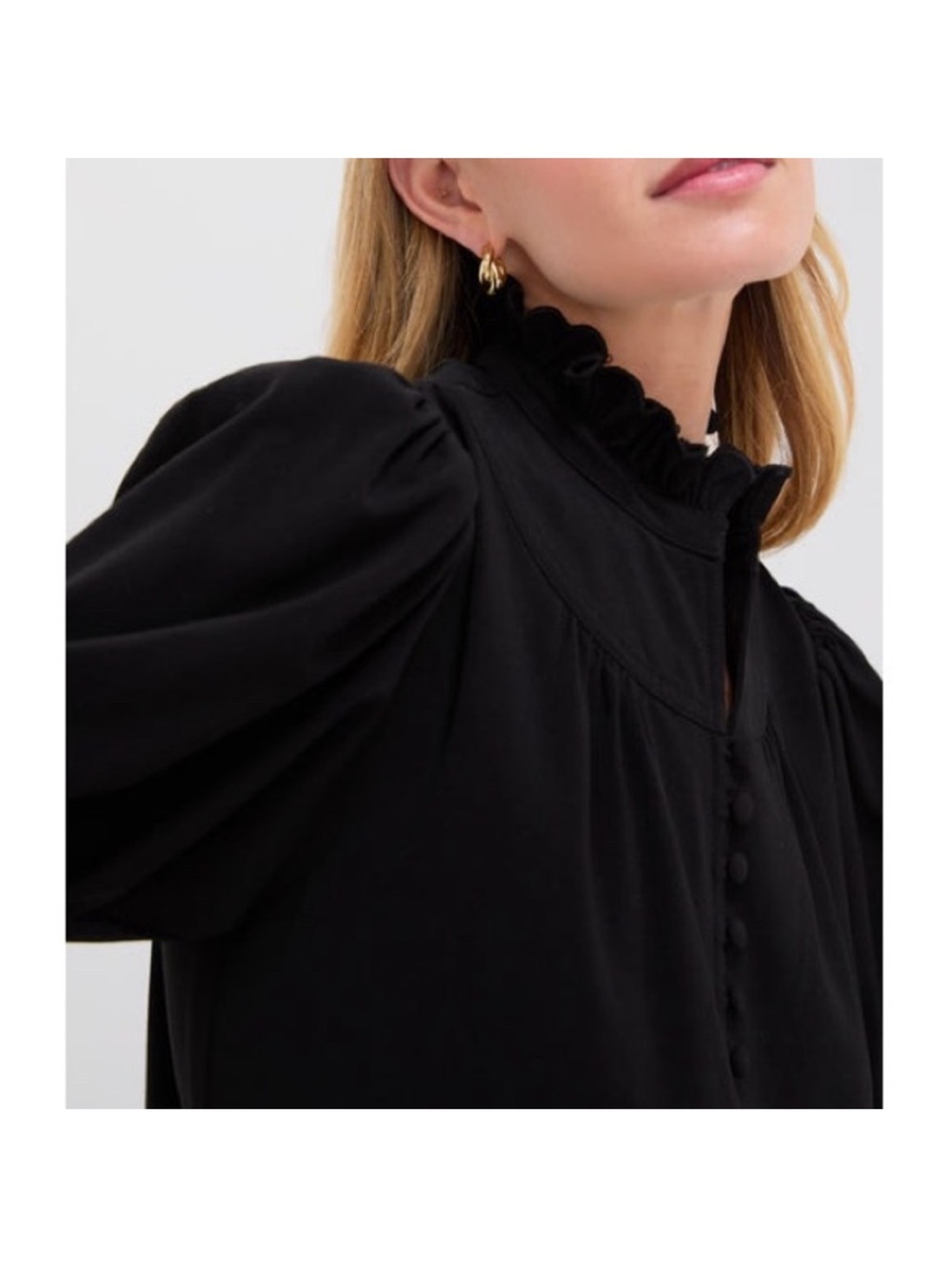 NWT Tuckernuck size M Selena mini dress in black - Picture 3 of 10